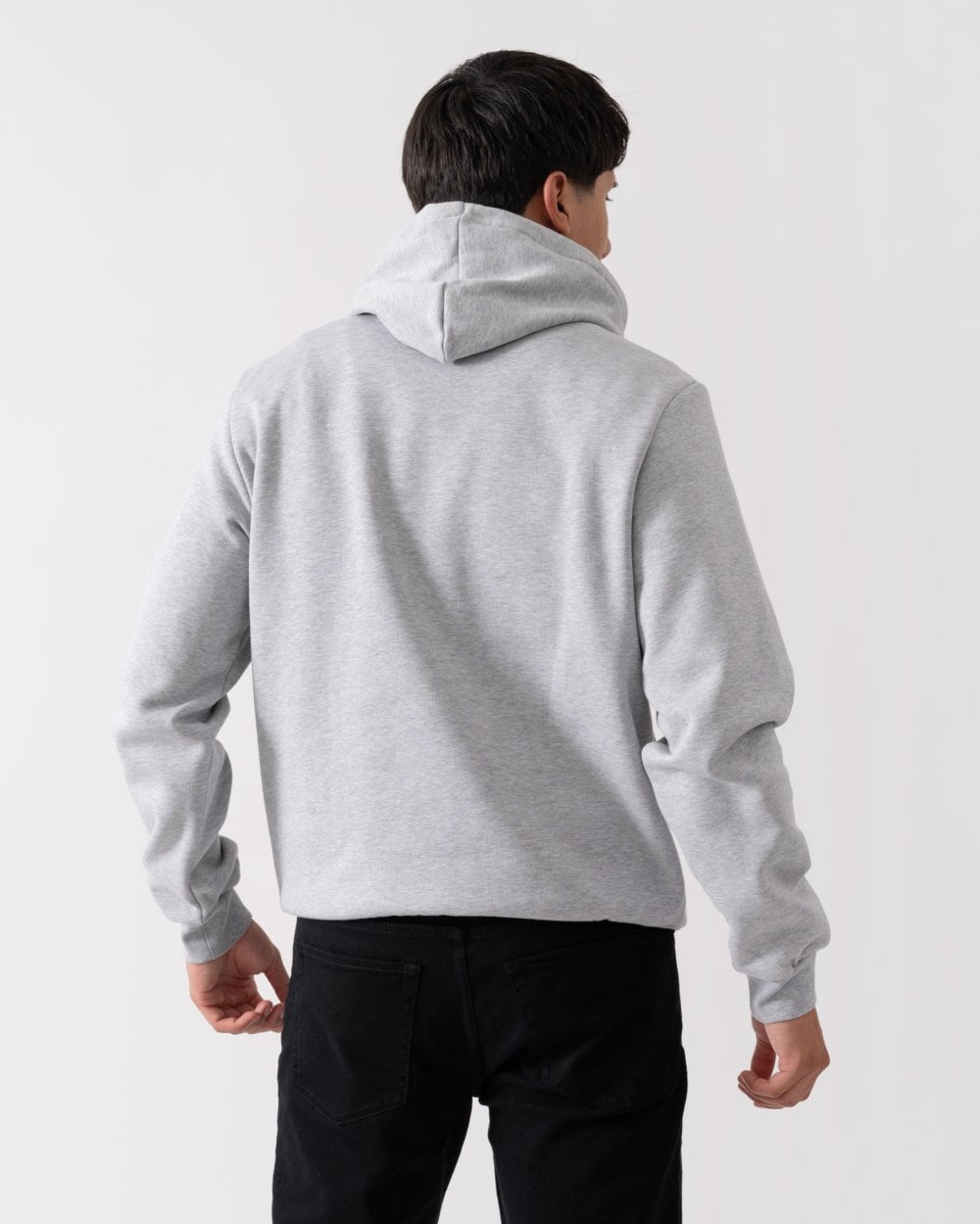 Mens Fleece Hoodie - Silver Chine CCA