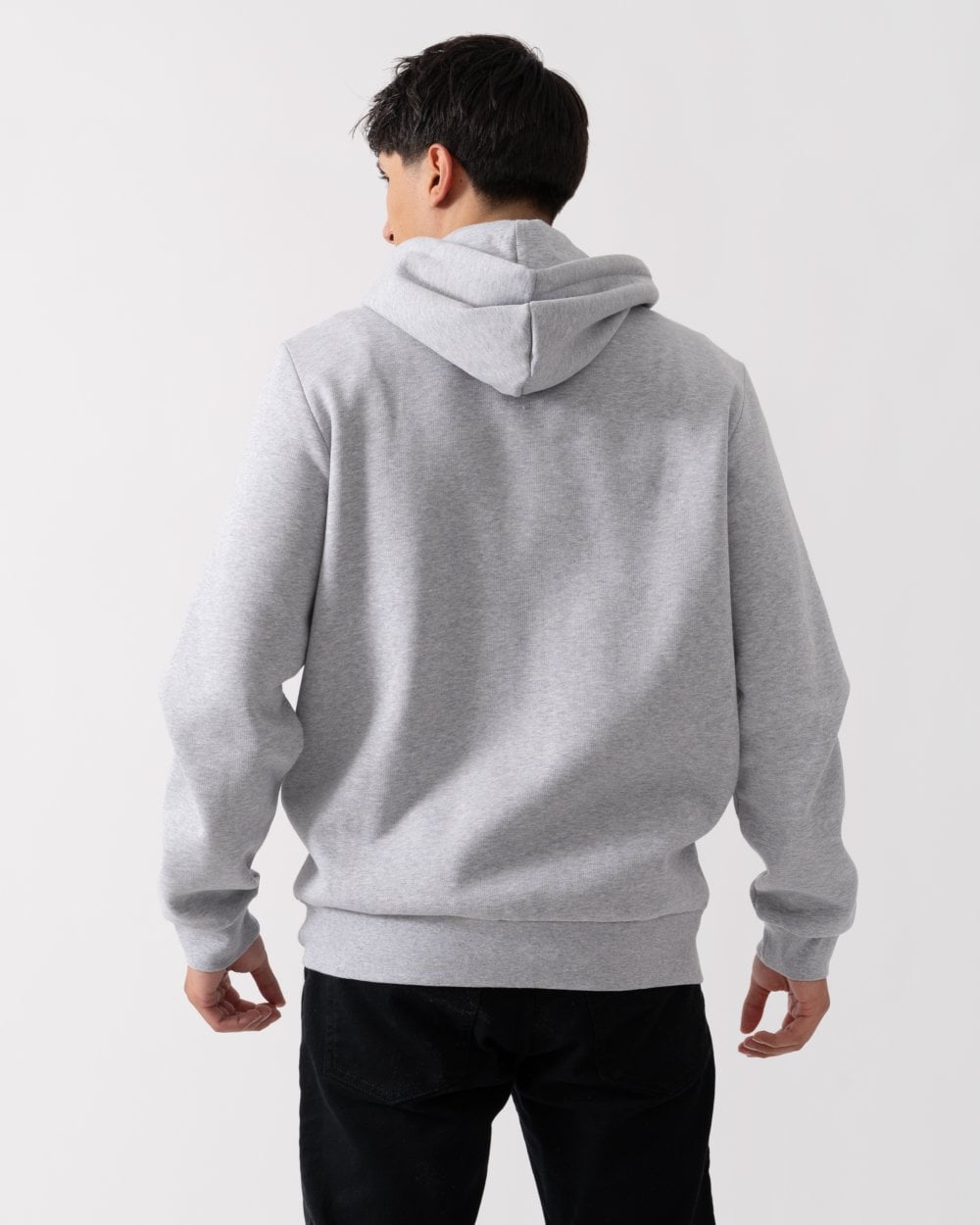 Mens Fleece Full-Zip Hoodie - Silver Chine CCA