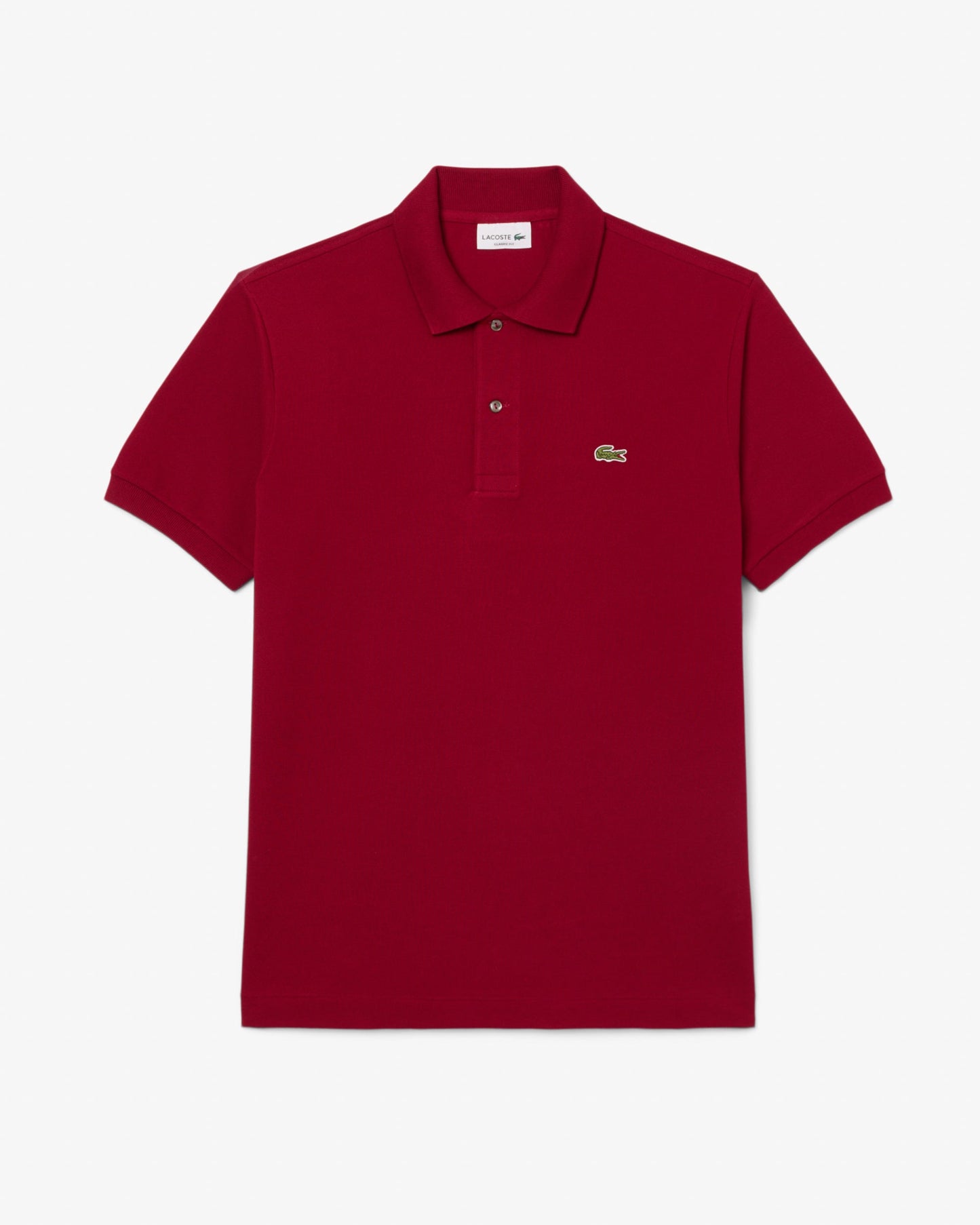 Classic Fit L.12.12 Mens Short Sleeve Polo Shirt - Bordeaux 476
