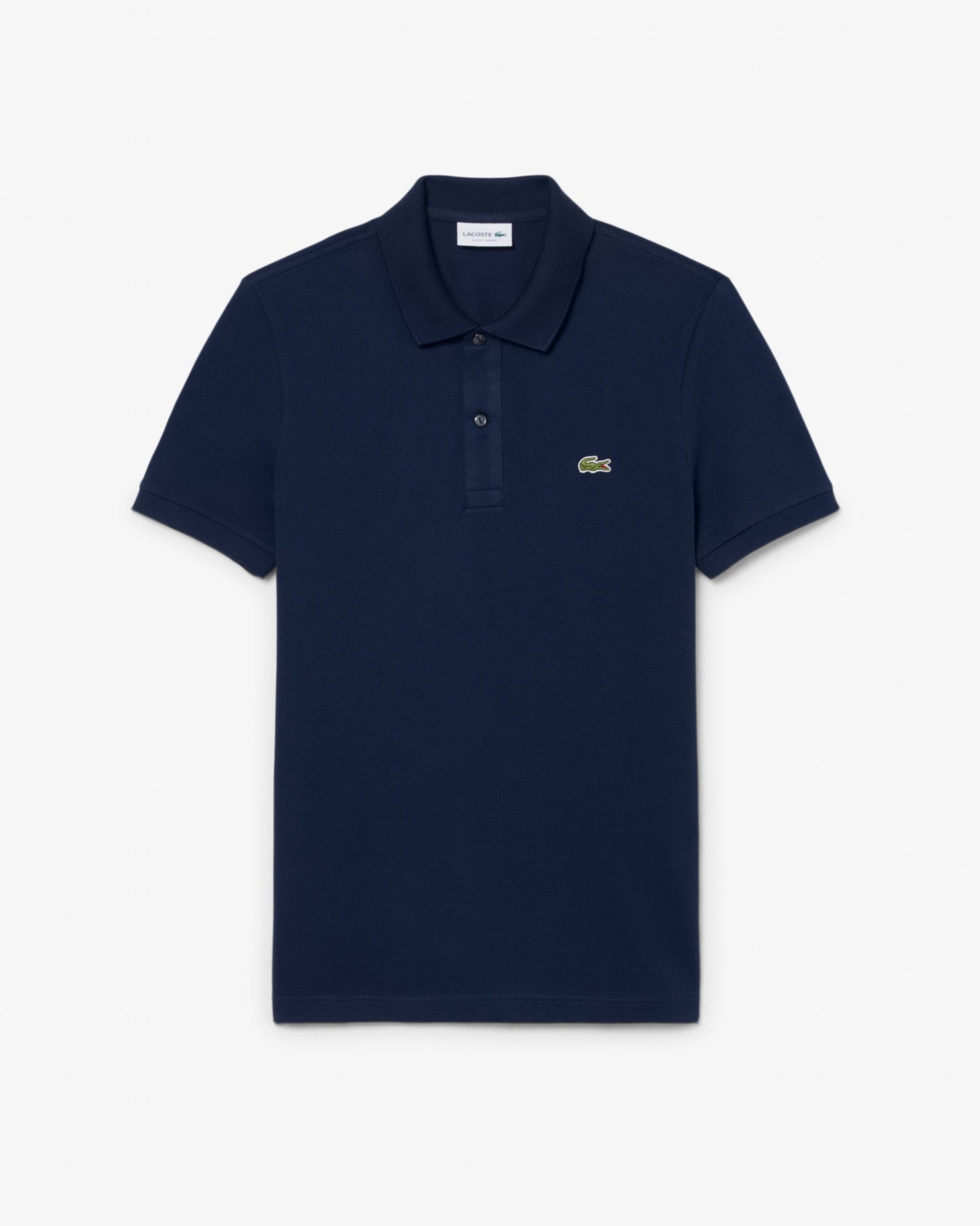 Mens Original L.12.12 Slim Fit Petit Piqué Cotton Polo Shirt - Navy Blue 166