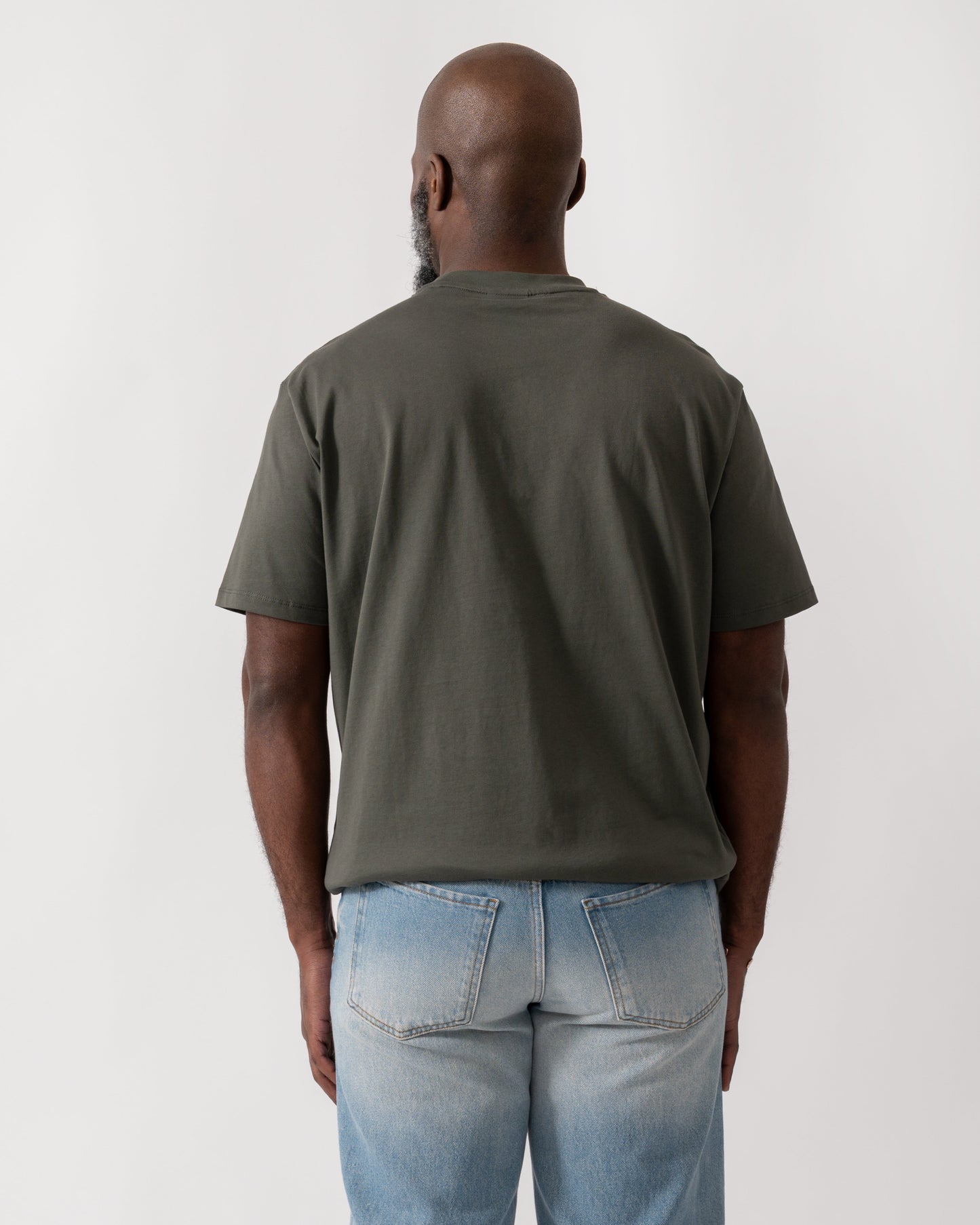 Mens T-Shirt with Tonal Milano/New York Logo - Chimera M8317