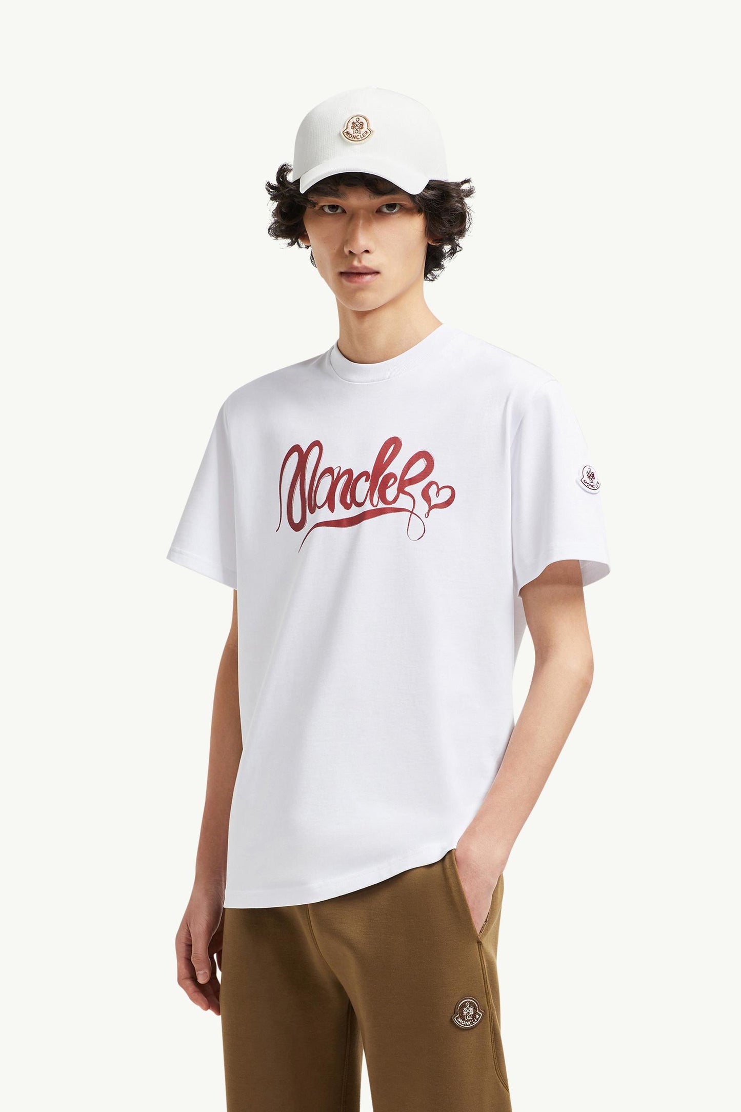 Calligraphy Logo Cotton T-Shirt