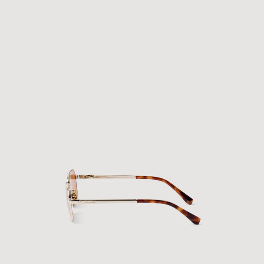Acetate and metal sunglasses
