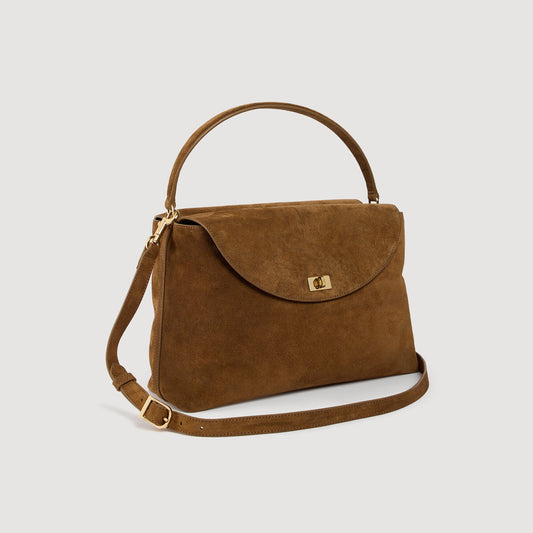 LE GRAND BAZAAR suede bag