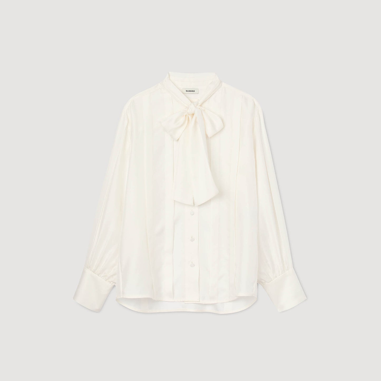 Silk lavalli¨¨re shirt