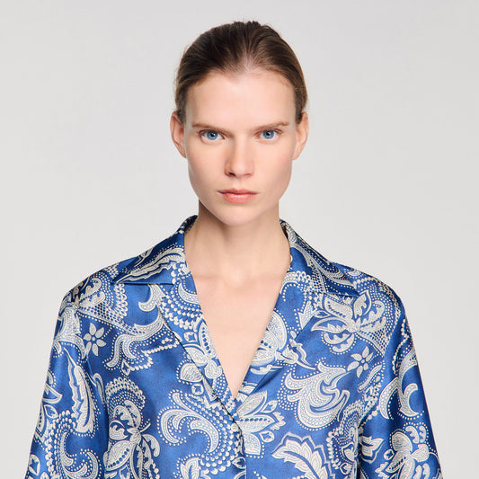 Floral print shirt