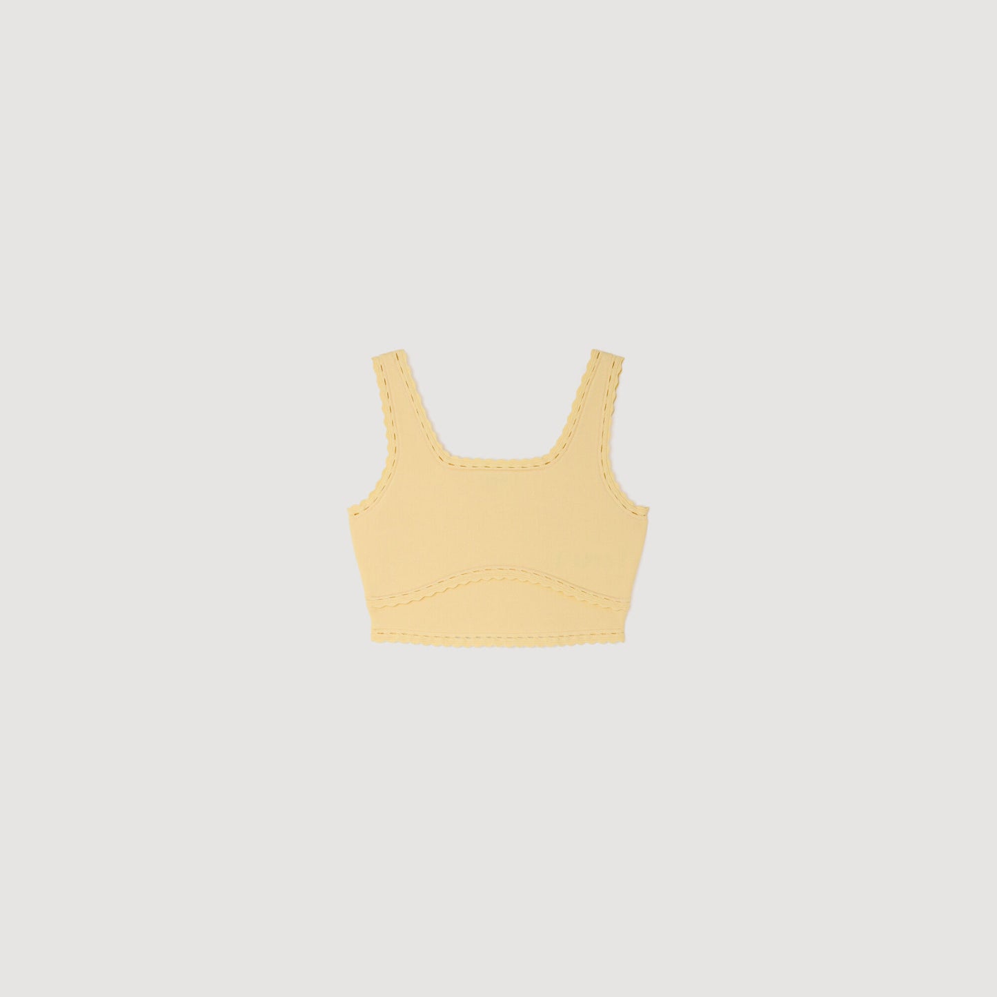 Knit crop top