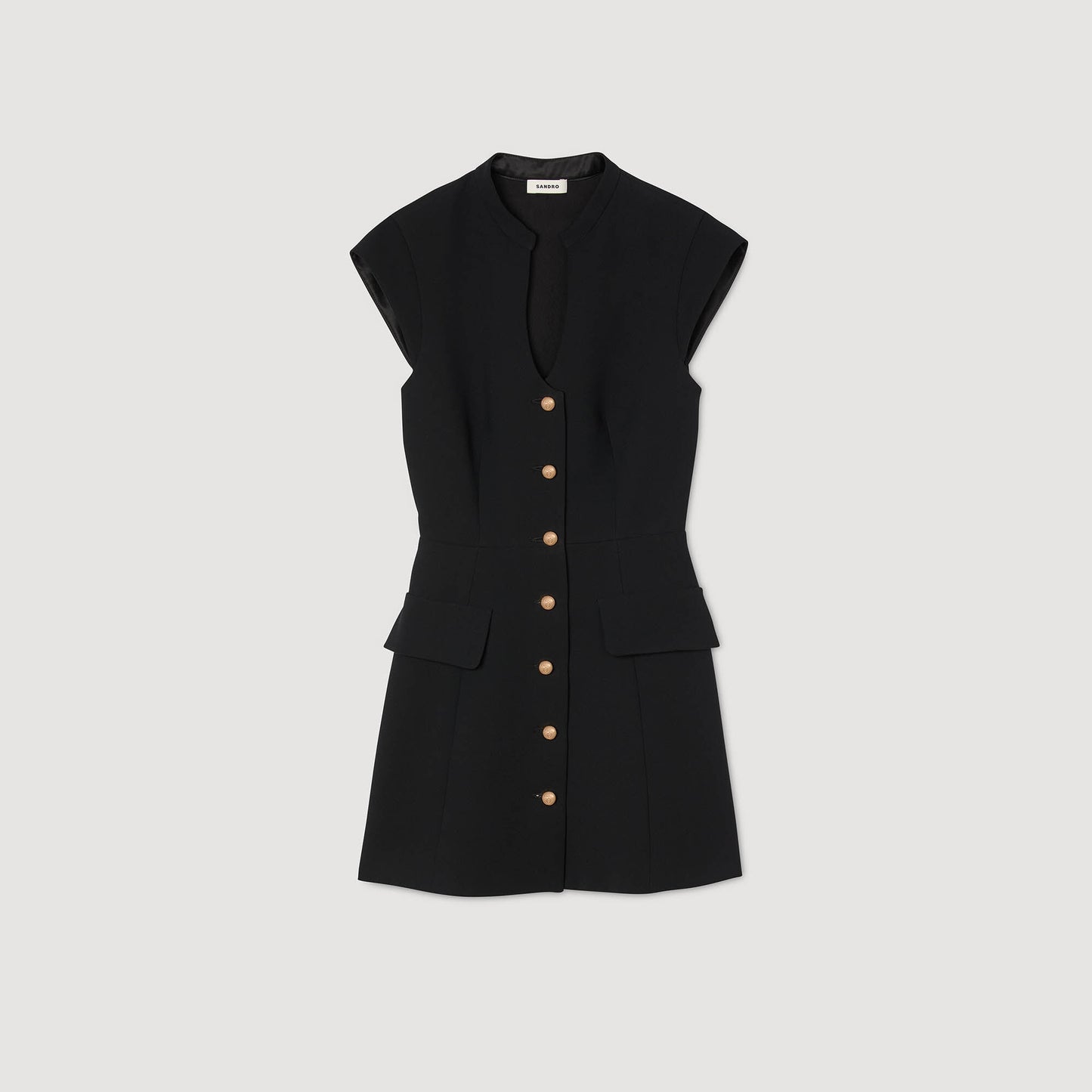 Short sleeveless dress