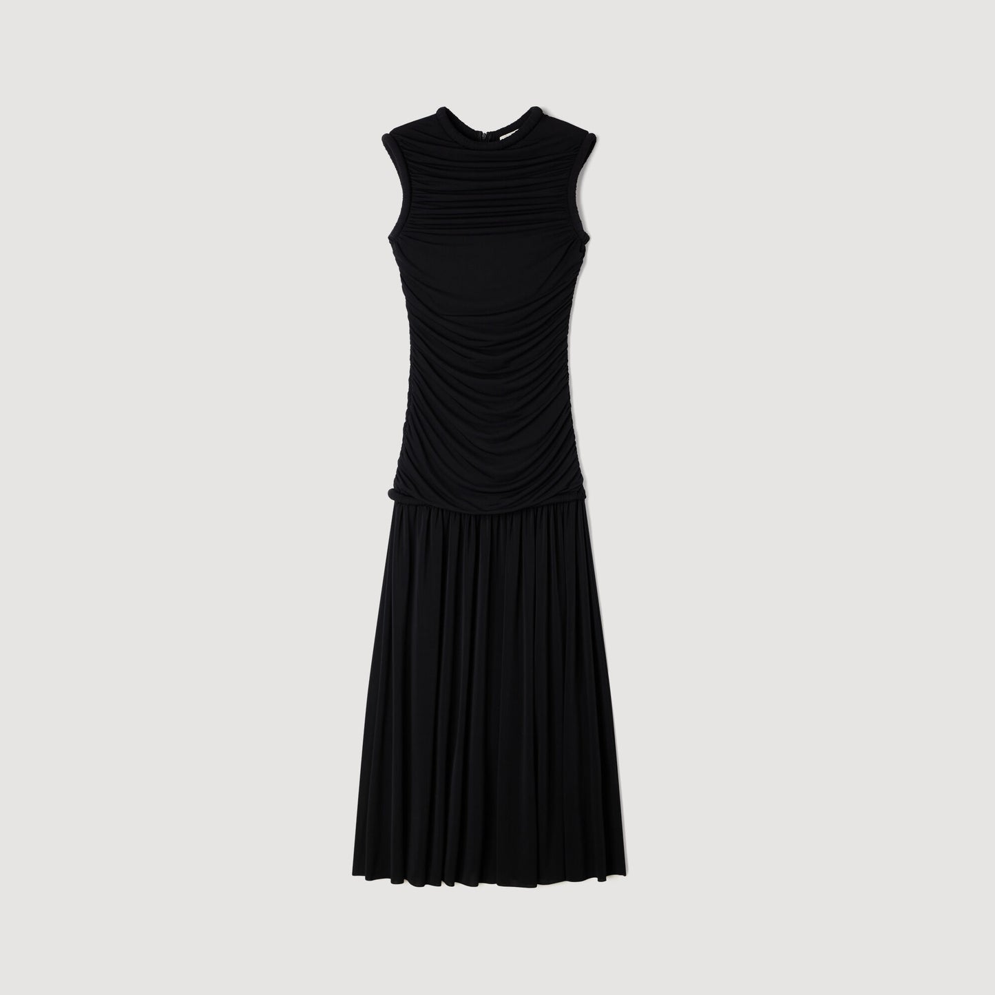 Draped maxi dress