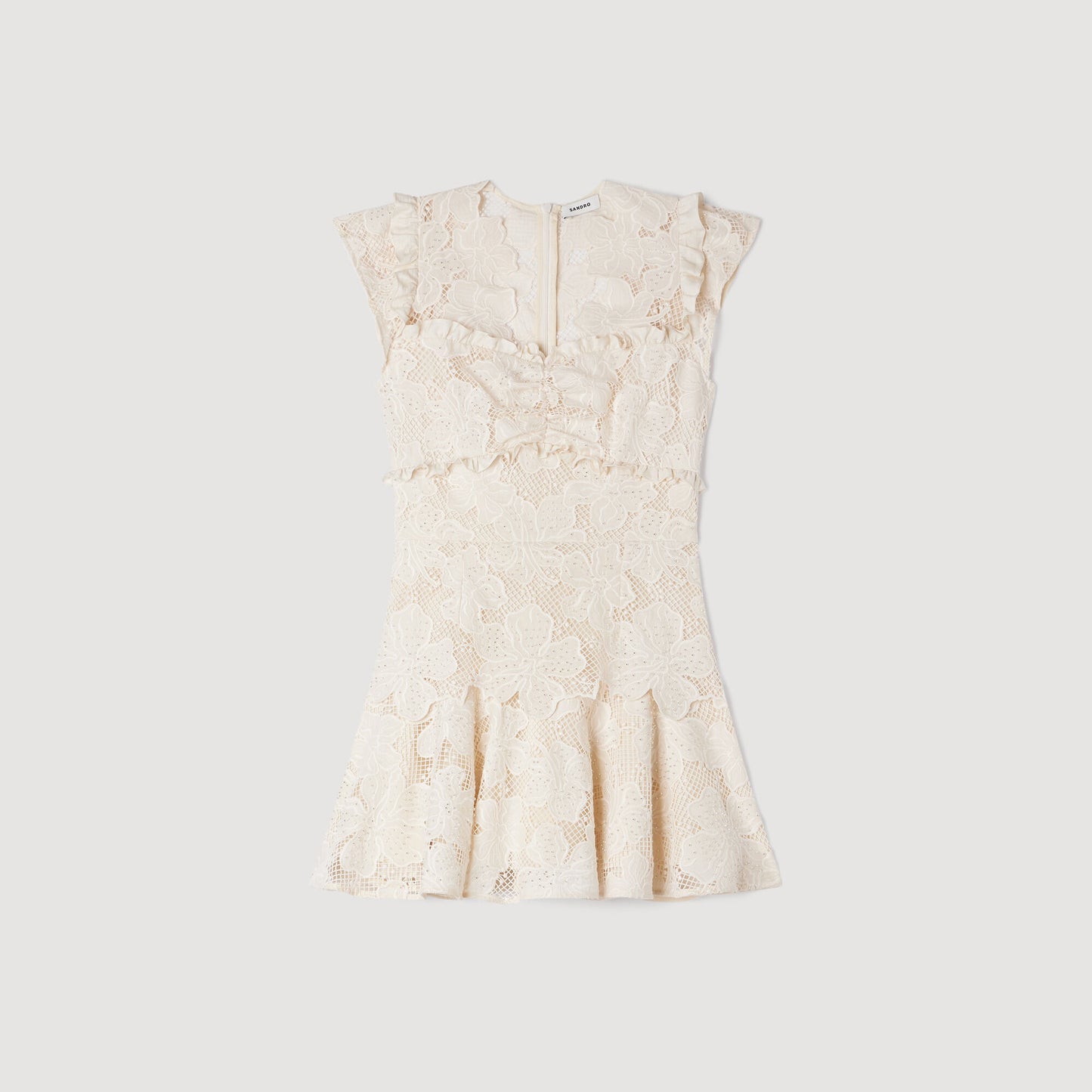 Short guipure dress