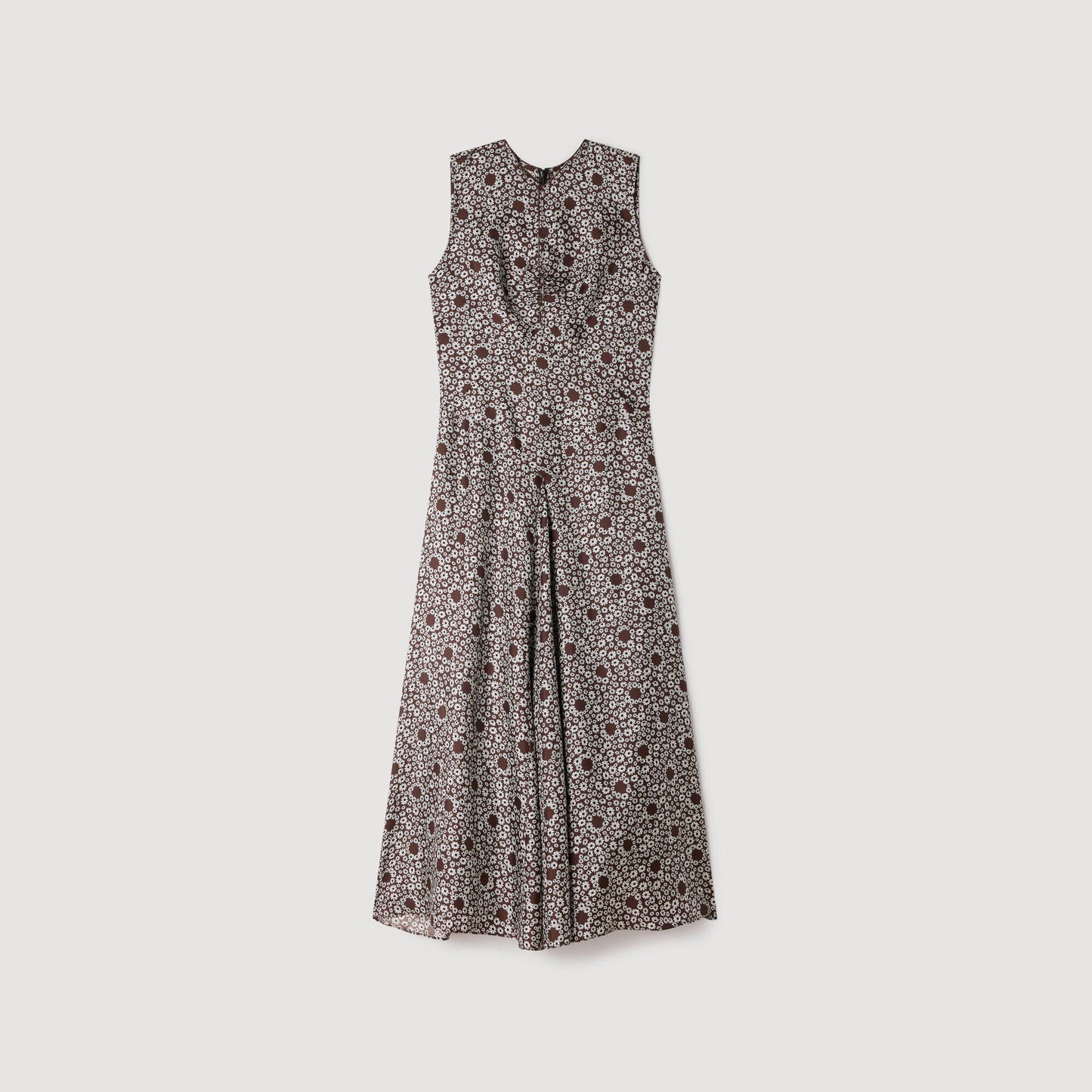 Daisy print maxi dress