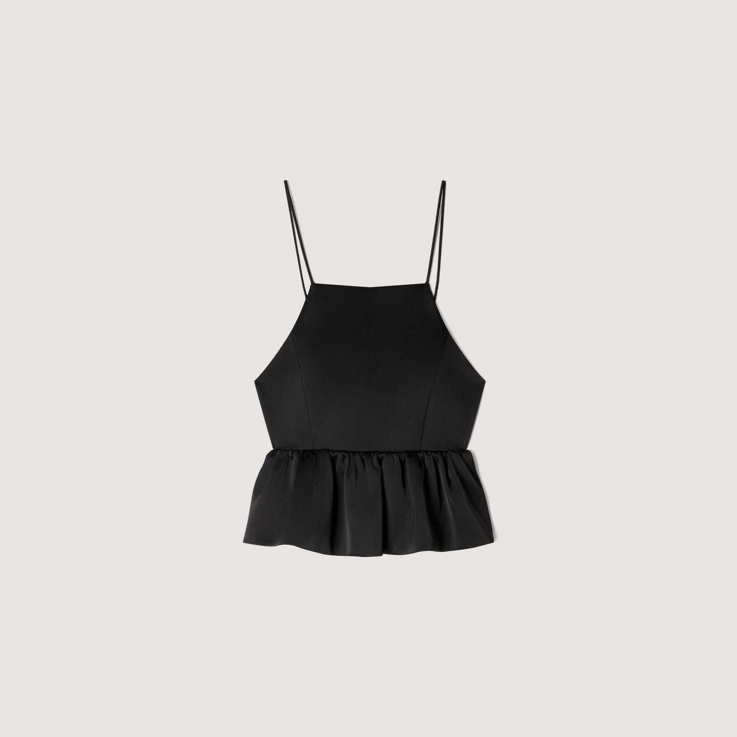 Ruffled crop top