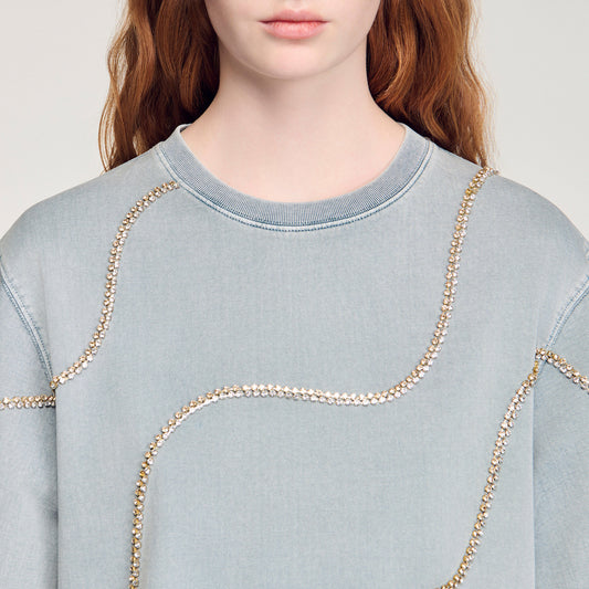 Rhinestone T-shirt
