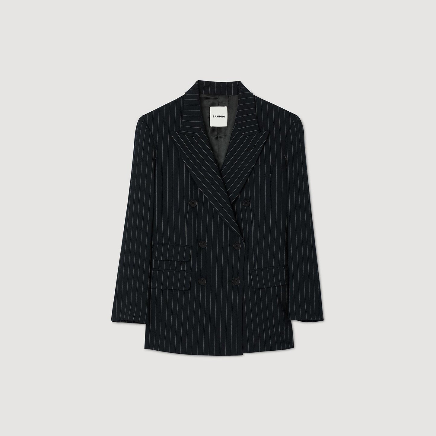 Striped suit jacket