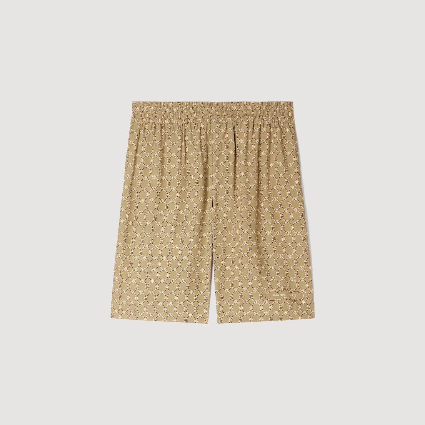 Link print floaty shorts