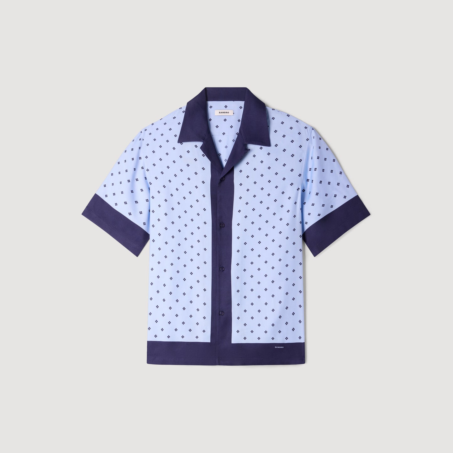 Micro cross motif shirt