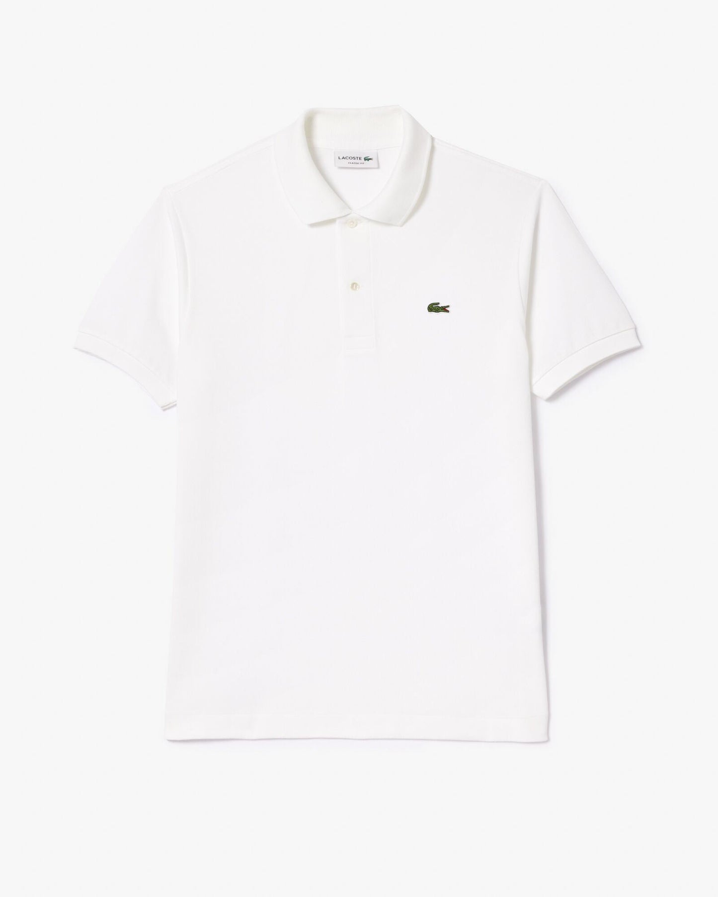 Classic Fit L.12.12 Mens Short Sleeve Polo Shirt - White 001