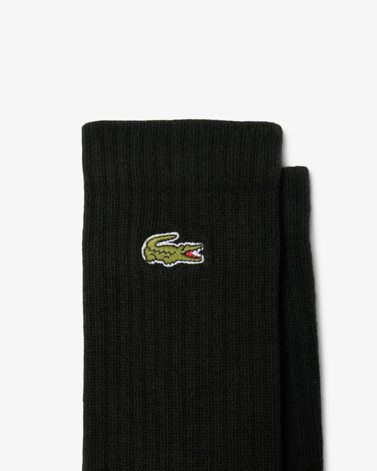 3 Pack Sport Mens High Cut Socks - Black/Black-Black 8VM