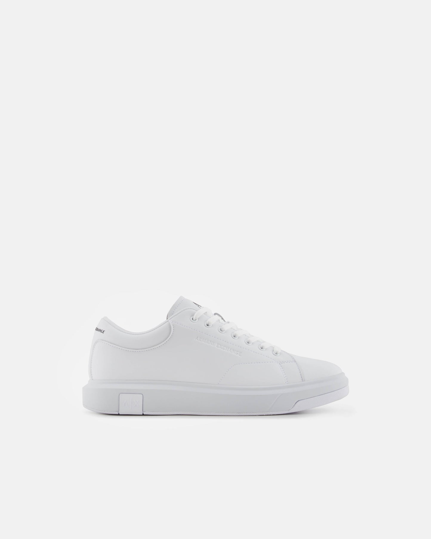 Mens Leather Sneakers - Optical White 00152