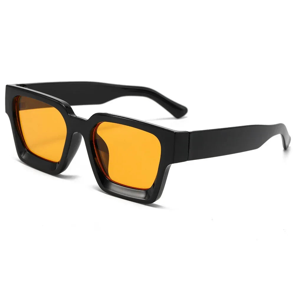 Classic Thick Square Frame Sunglasses
