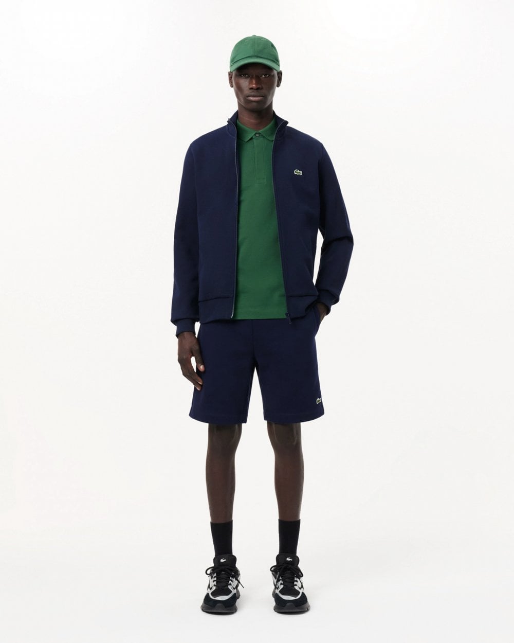 Mens Fleece Shorts - Navy Blue 166