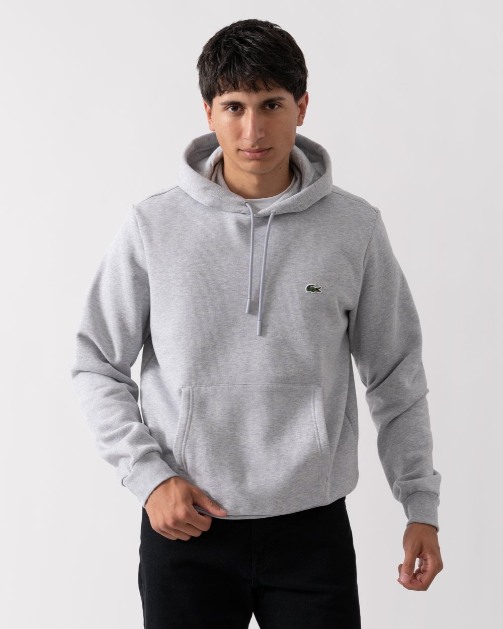 Mens Fleece Hoodie - Silver Chine CCA