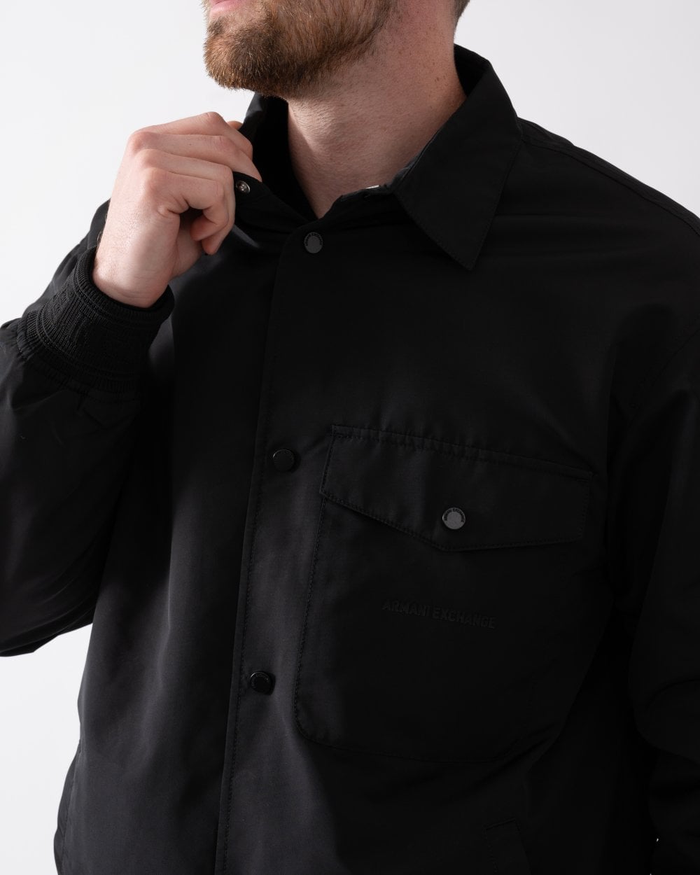 Mens Logo Pocket Overshirt