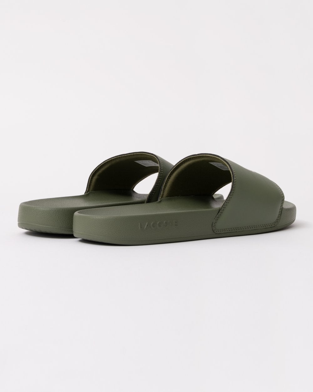 Mens Serve Sliders - Khaki/White 255