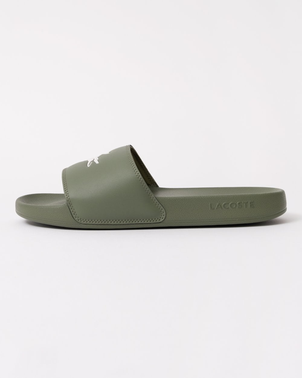 Mens Serve Sliders - Khaki/White 255