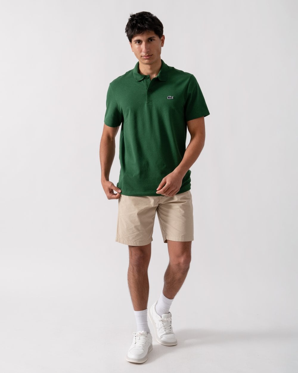 Short Sleeved Mens Polo Shirt - Green 132