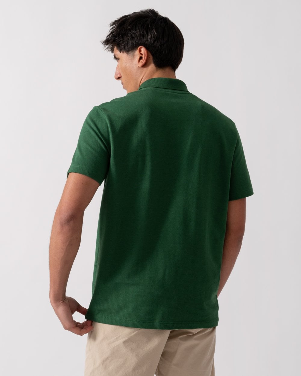 Short Sleeved Mens Polo Shirt - Green 132