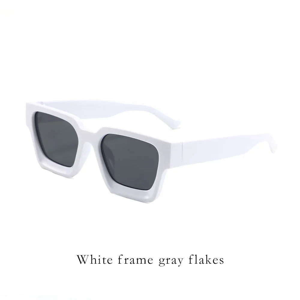 Classic Thick Square Frame Sunglasses