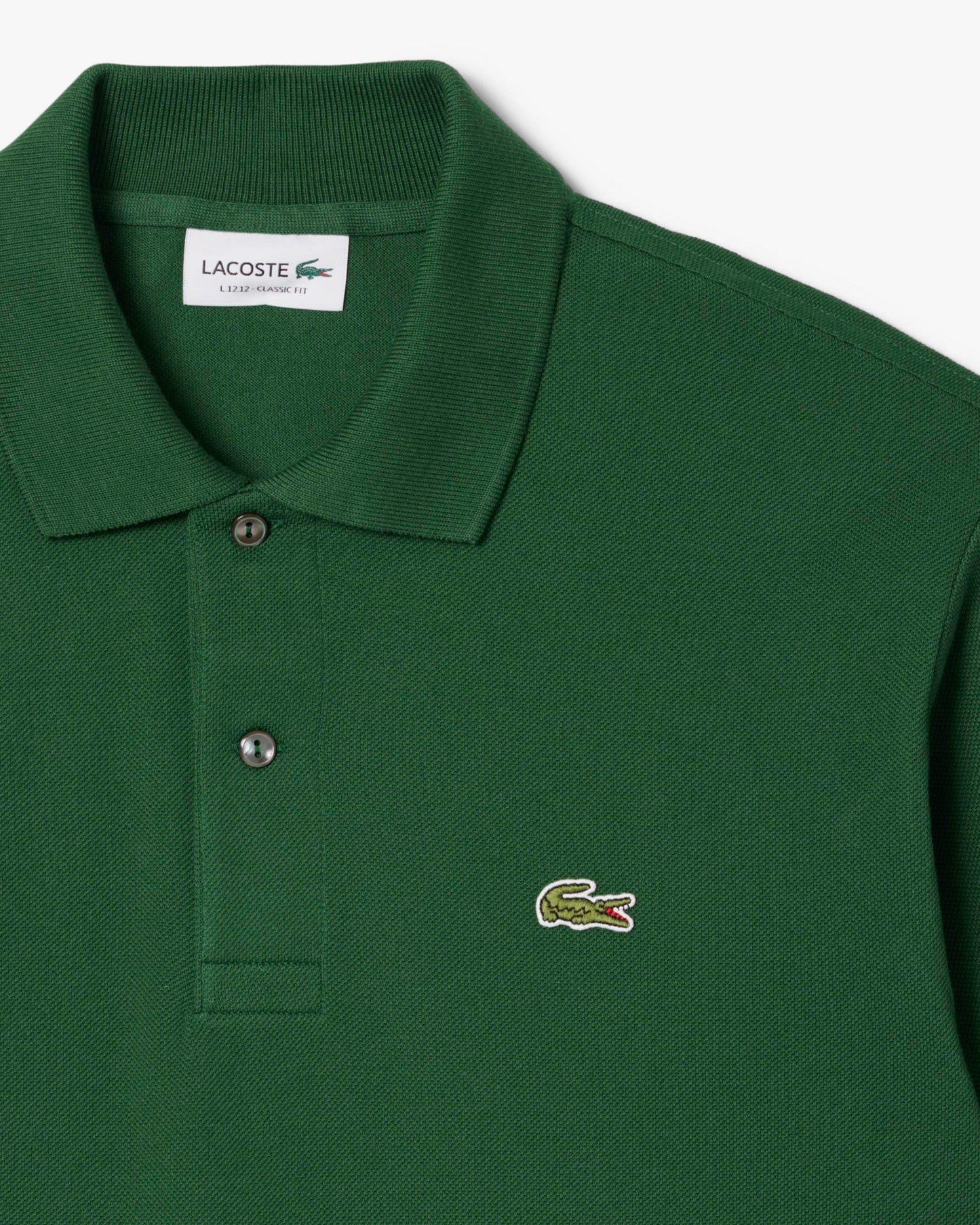 Classic Fit L.12.12 Mens Short Sleeve Polo Shirt - Green 132