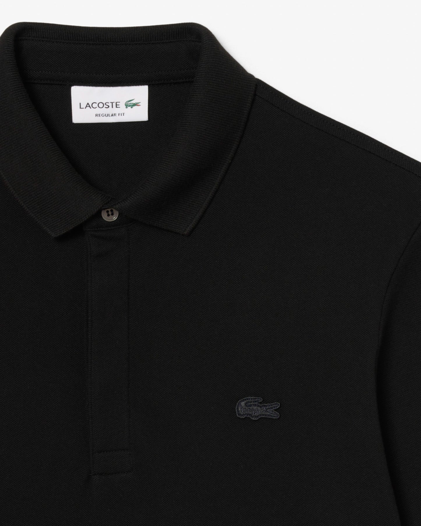 Mens Long Sleeve Polo - Black 031