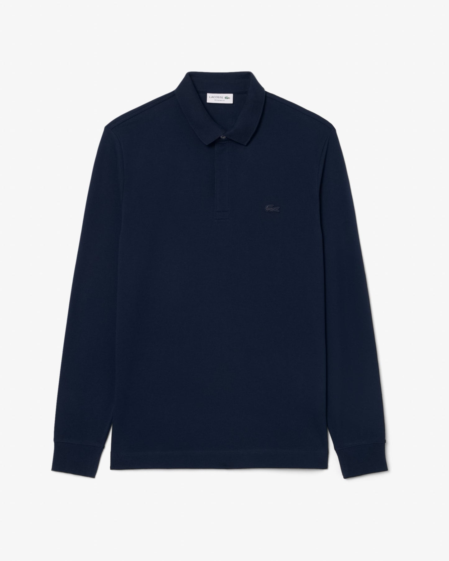 Mens Long Sleeve Polo - Midnight Blue 166