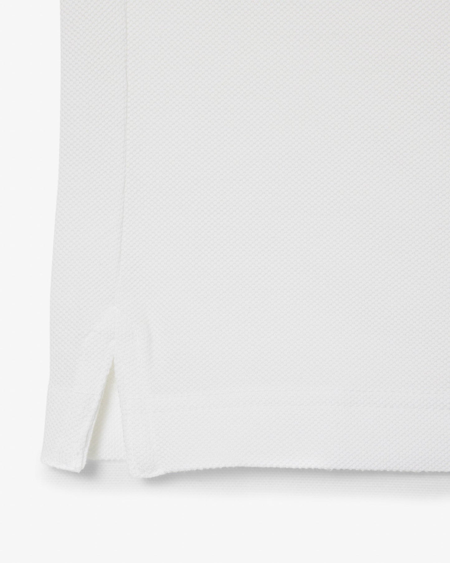 Mens Original L.12.12 Slim Fit Petit Piqué Cotton Polo Shirt - White 001