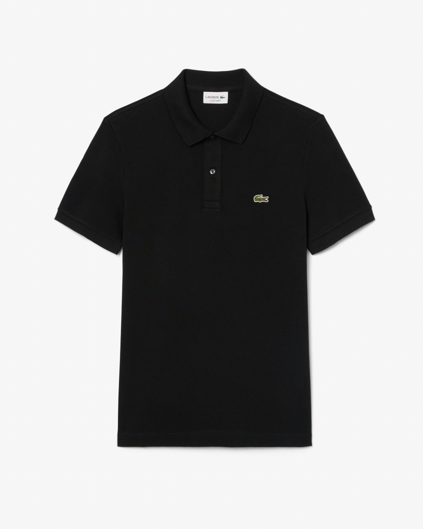 Mens Original L.12.12 Slim Fit Petit Piqué Cotton Polo Shirt - Black 031