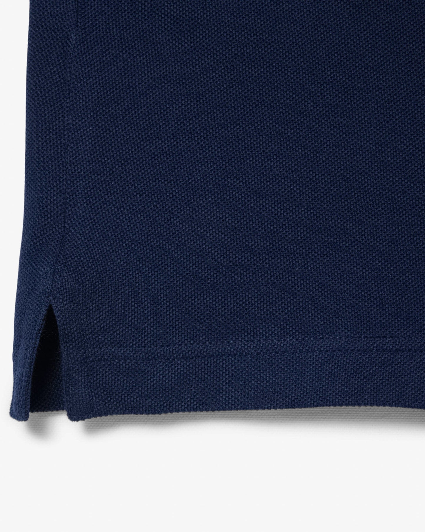 Mens Original L.12.12 Slim Fit Petit Piqué Cotton Polo Shirt - Navy Blue 166