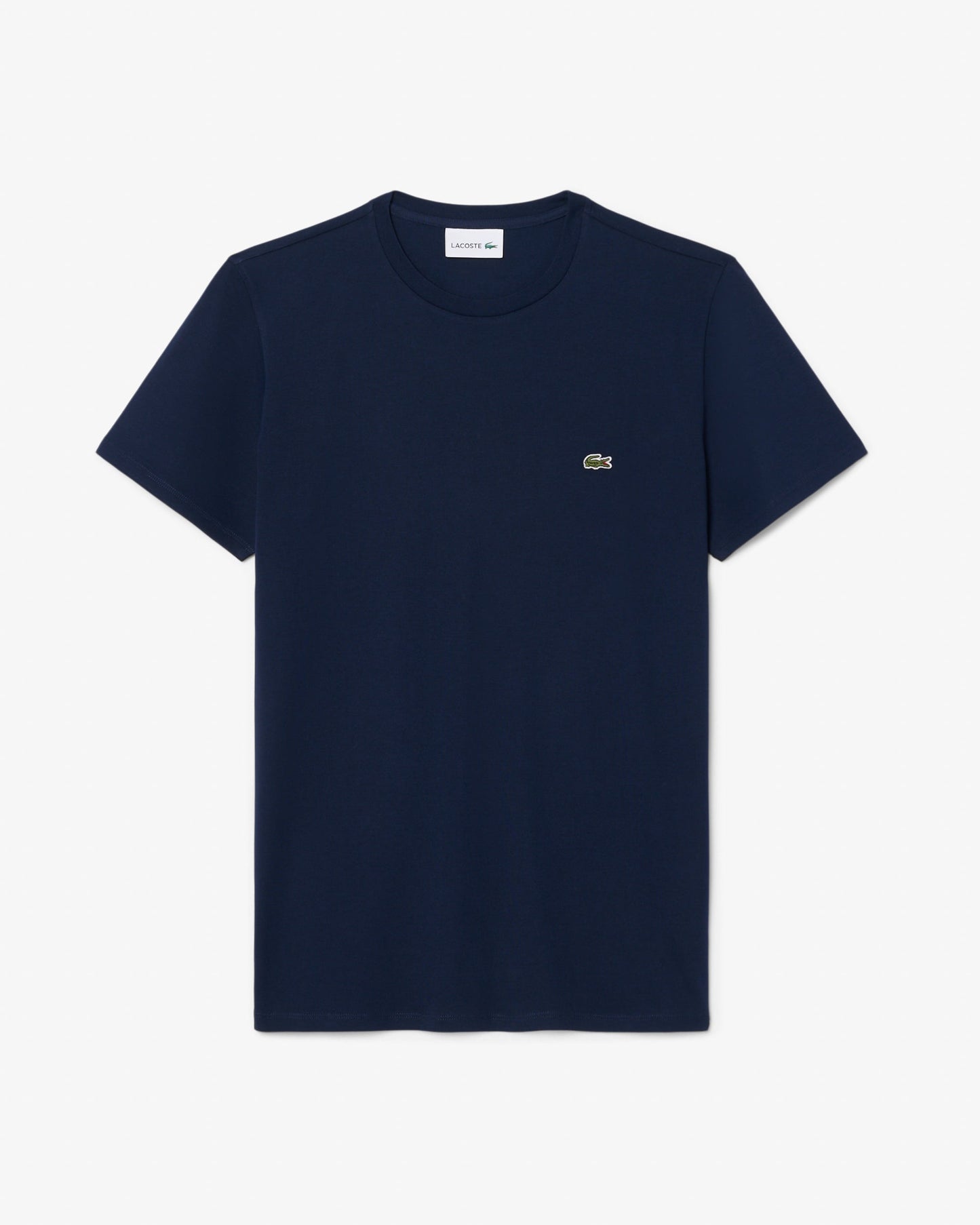 Mens Crew Neck Pima Cotton Jersey T-Shirt - Navy Blue 166