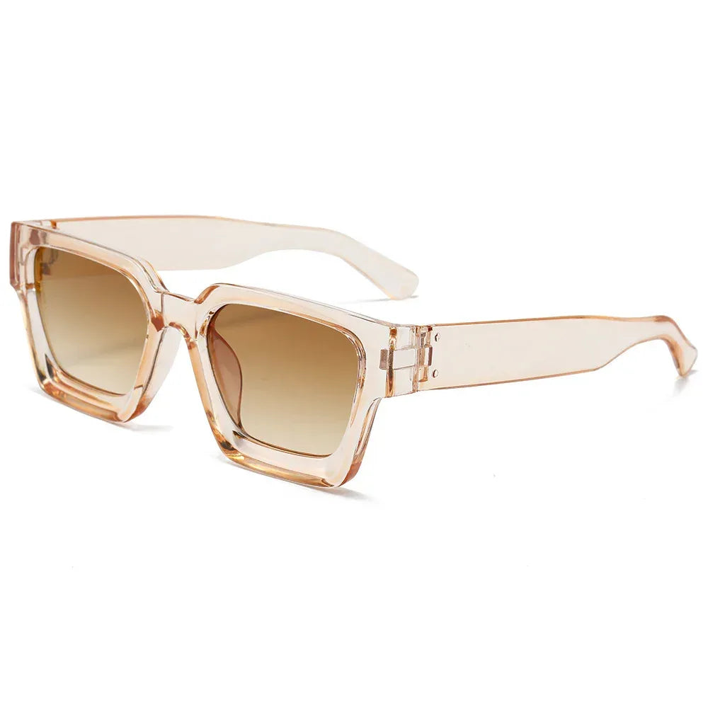 Classic Thick Square Frame Sunglasses