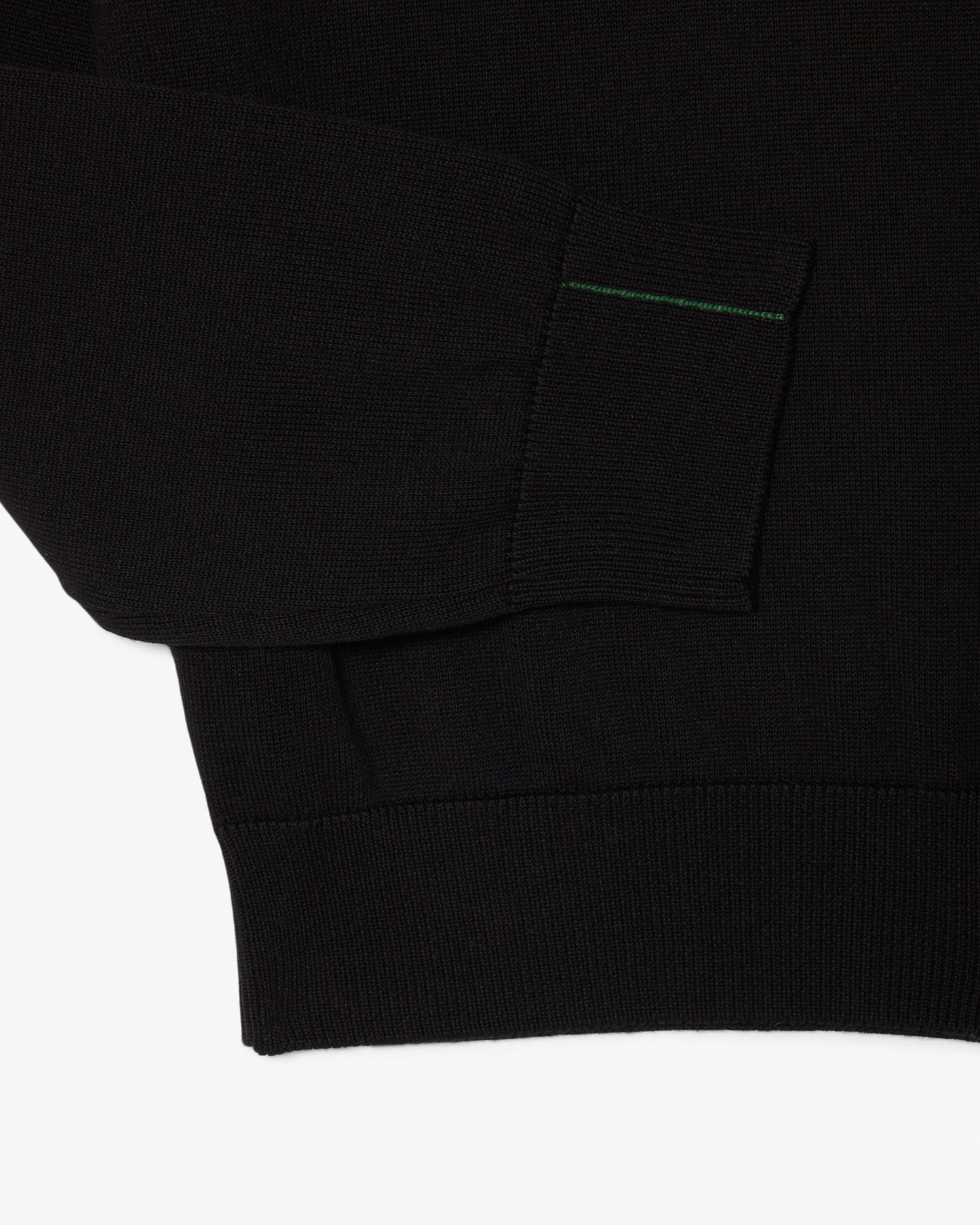Half Zip Logo Mens Sweatshirt - Black 031
