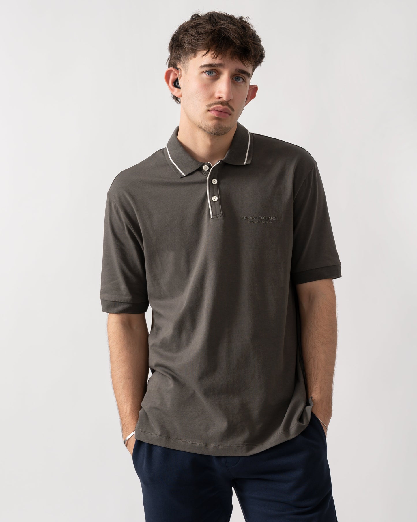 Mens Milano/New York Polo Shirt with Contrast Tipping - Chimera M8317