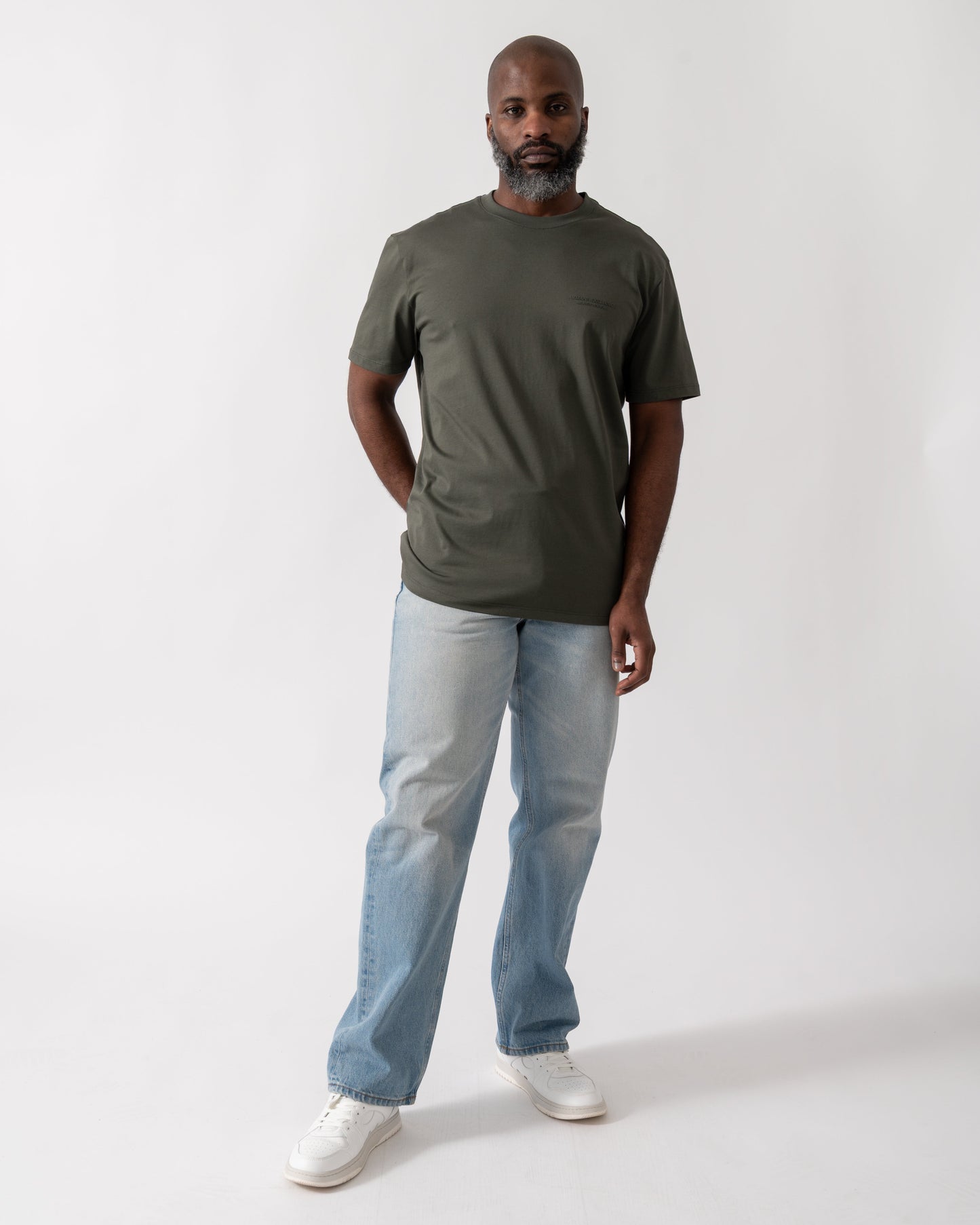 Mens T-Shirt with Small Milano/New York Logo - Chimera