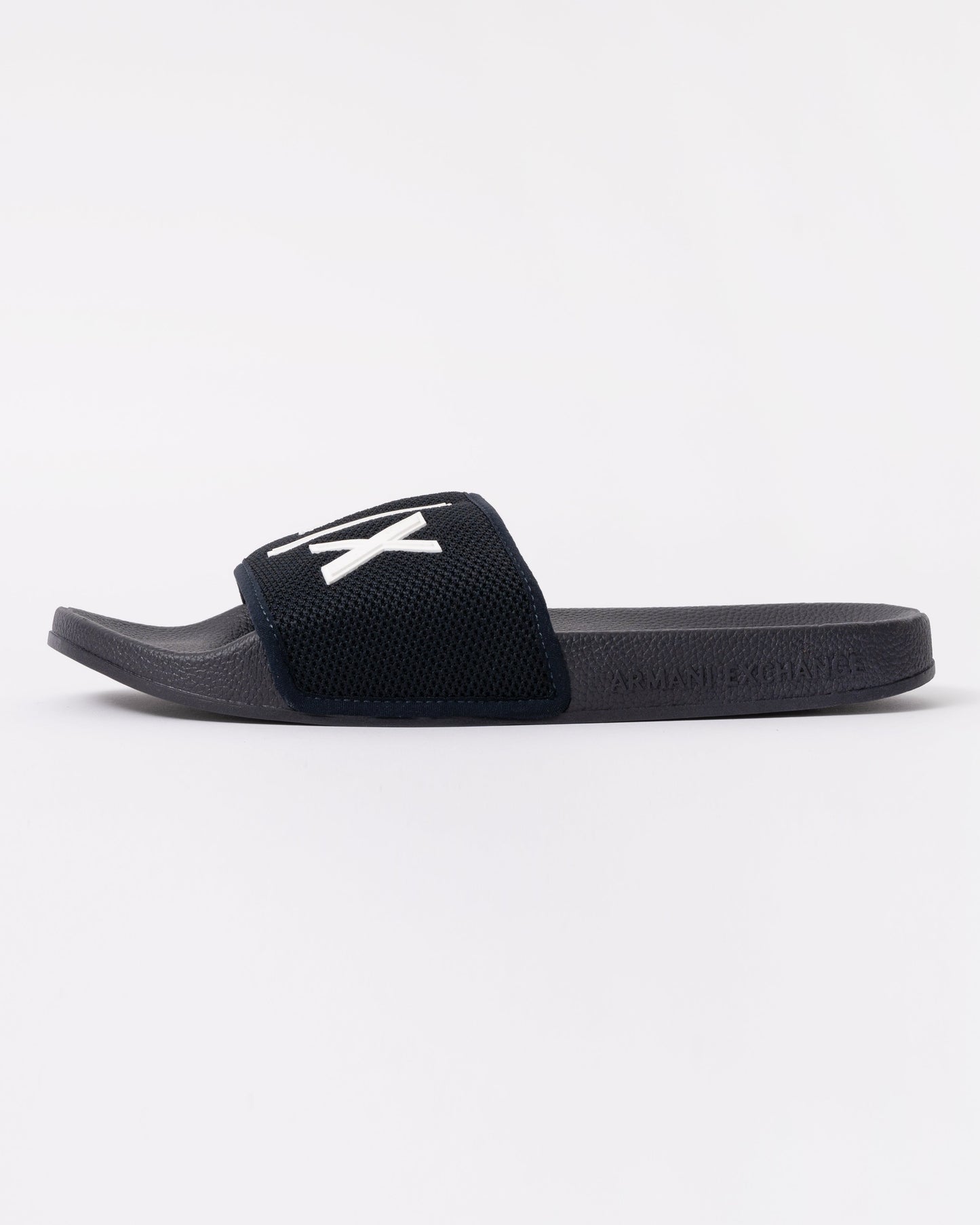 Mesh A|X Logo Sliders - Deep Navy/Off White U385