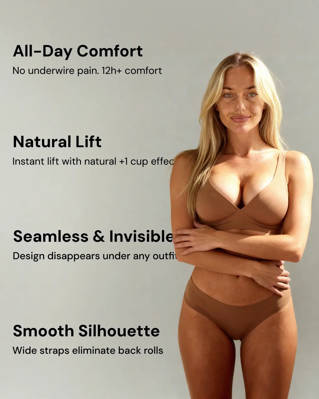 Spring Sale 73% Off Jelly-Sculpt Comfort Invisible Bra