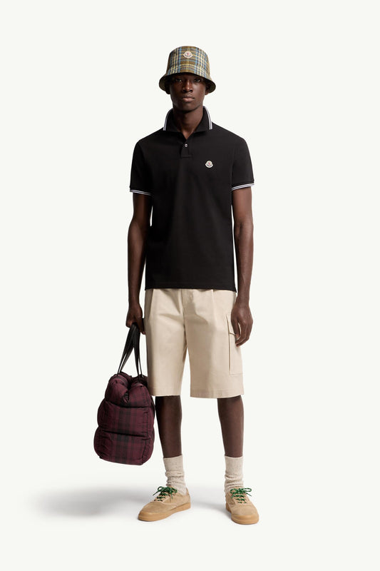 Logo Patch Cotton Polo Shirt