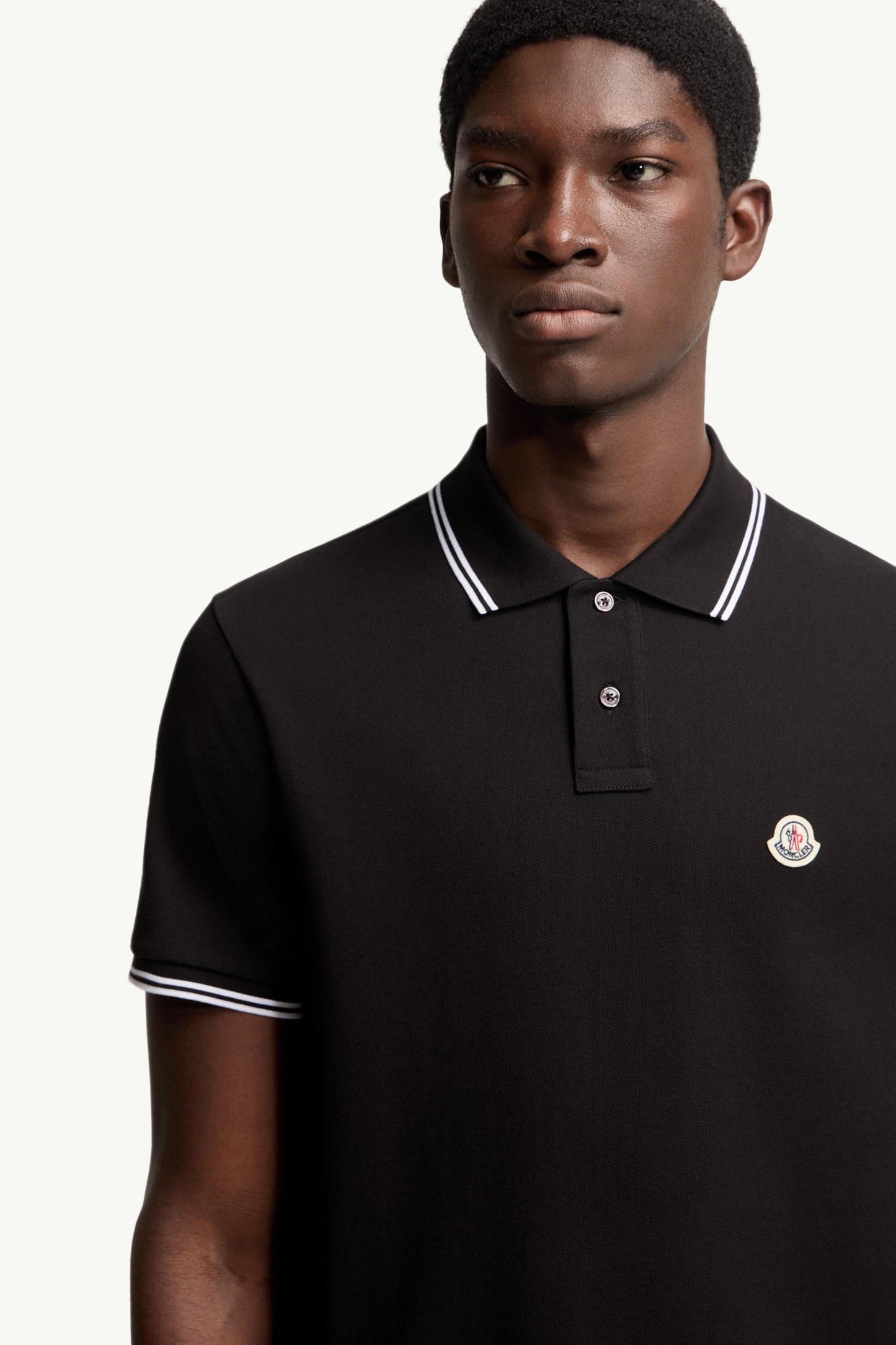 Logo Patch Cotton Polo Shirt