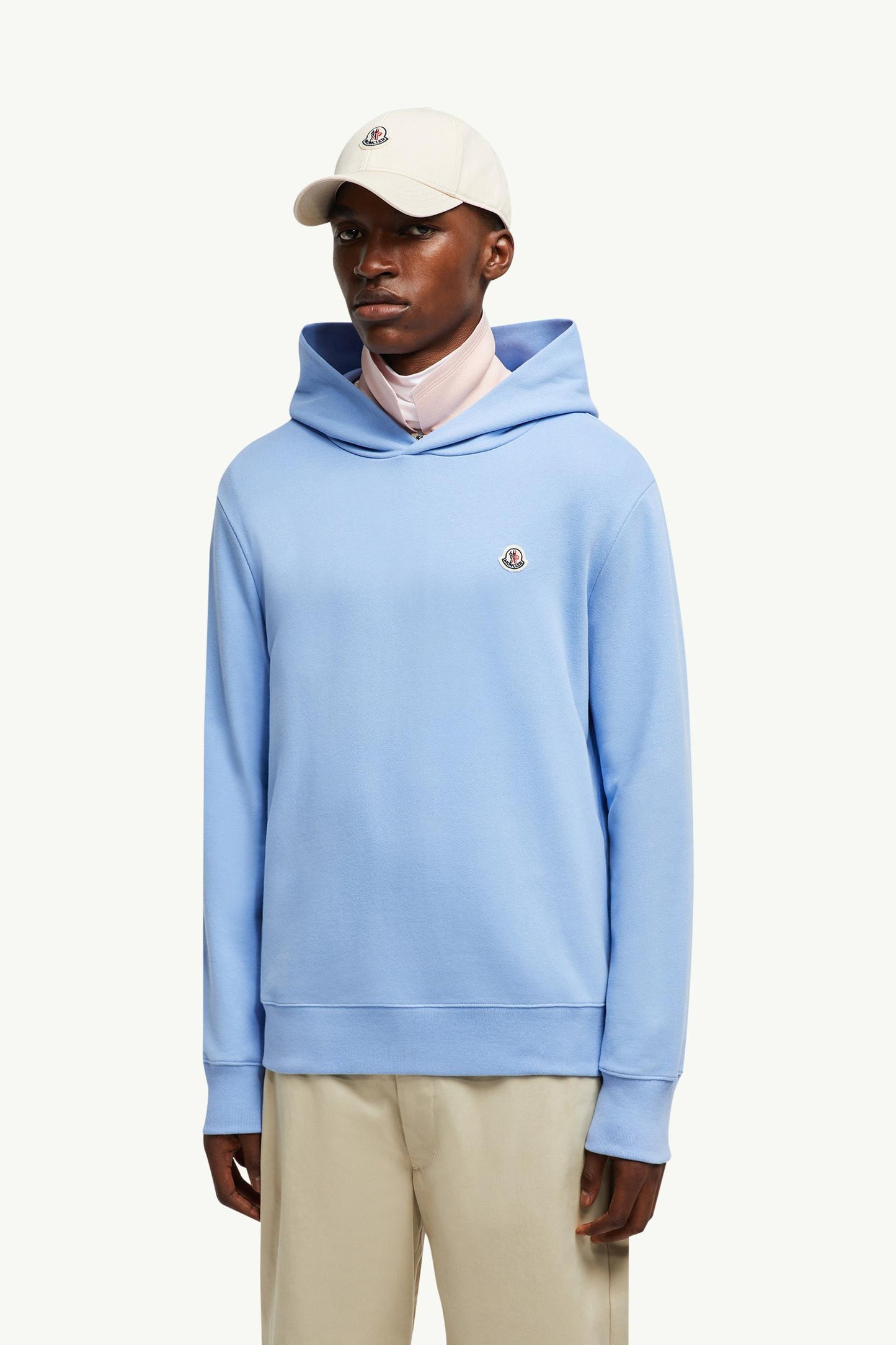 Logo Patch Cotton Hoodie