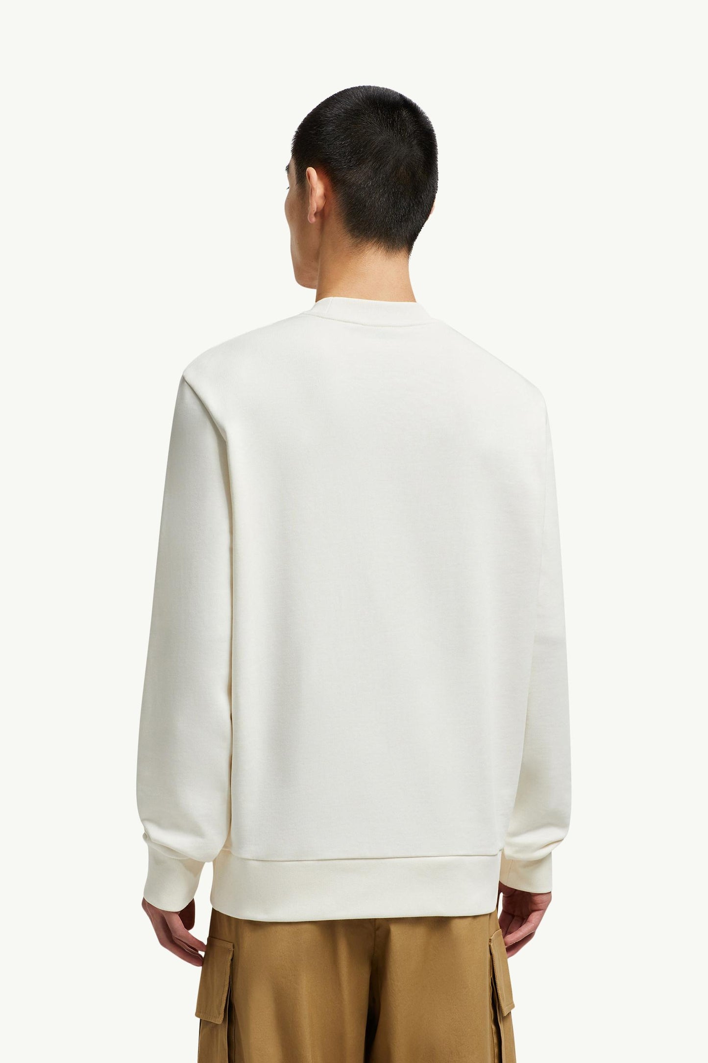 Logo Patch Cotton Sweatshirt