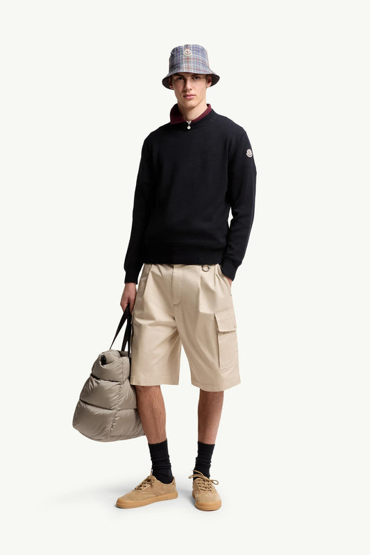 Logo Patch Cotton Jumper
